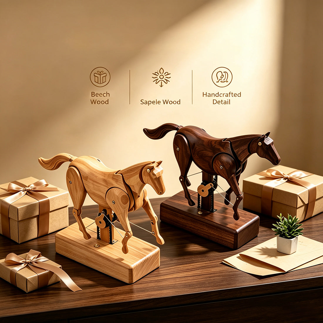 Mechanical Horse Wooden