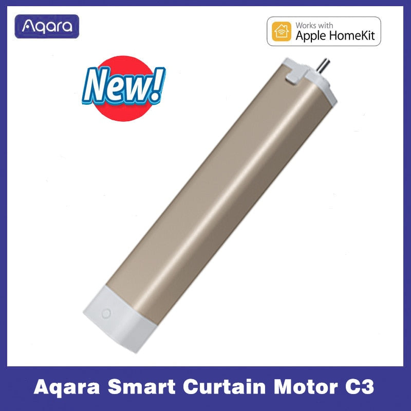 Aqara Smart Electric Curtain Motor C3 Zigbee Fully Automatic Track Voice Control Wireless Timing Smart Home Works For HomeKit