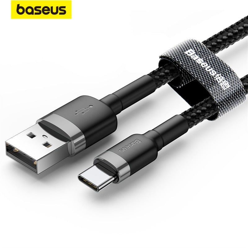 Baseus USB C Cable Type C Charging Cable for Xiaomi 11T Pro Samsung S21 USB C Cable Phone Wire Cord 3A QC3.0 USB Type C Charger