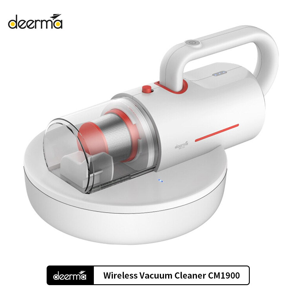 Deerma Handheld Wireless Vacuum Cleaner CM1900/CM1910 Home Rechargeable Ultraviolet Sterilization and Mites Removal Instrument