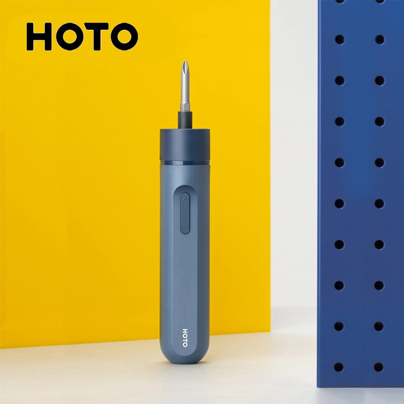 HOTO 2 in 1 Manual Automatic Cordless Screwdriver 3.6V Lithium Electric Screwdriver Mini Power Rechargeable Screwdriver