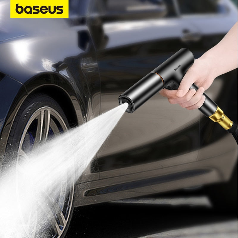 Baseus Car Water Gun High Pressure Wash Spray Nozzle Sprinkler Cleaner For Auto Garden Automotive Cleaning Washer Car Washing