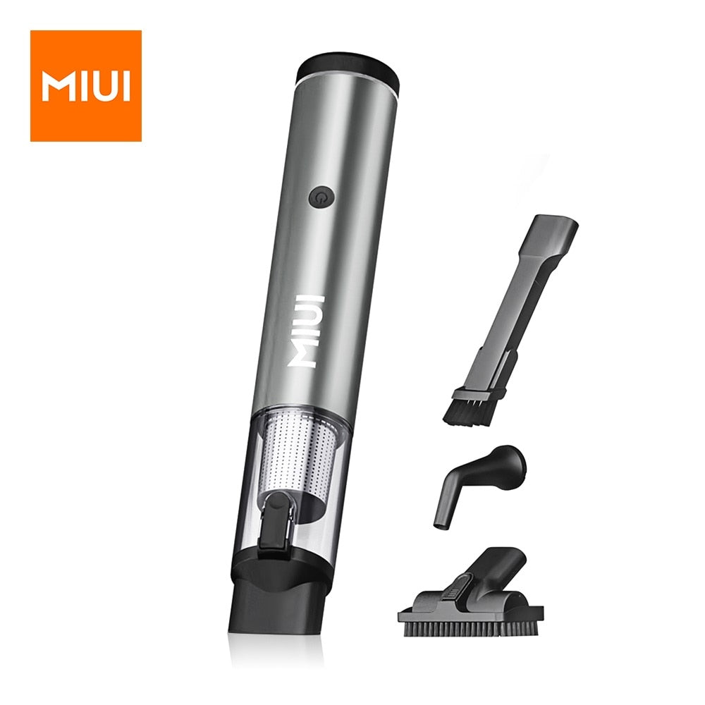 MIUI Portable Cordless Vacuum Cleaner Multifunctional Car Vacuum Cleaner USB Charging 15000Pa with Blowing Head Pet Brush G-PRO