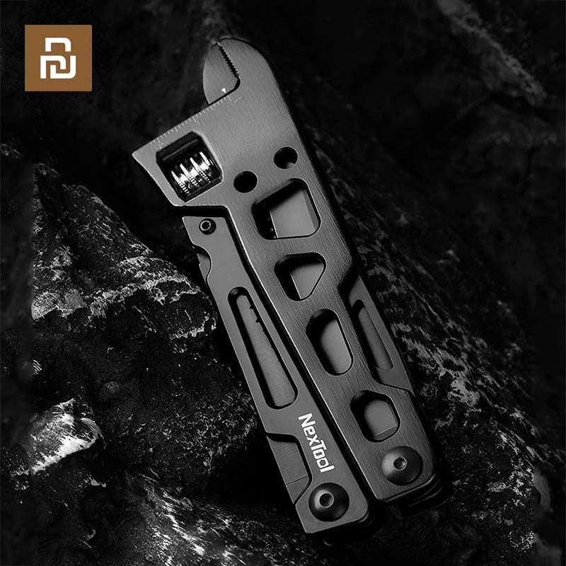 Youpin NexTool 9 In 1 Multi-Function Wrench Knife Folding Tools Multi-Purpose Pliers Wood Saw Slotted Screwdriver Multitools