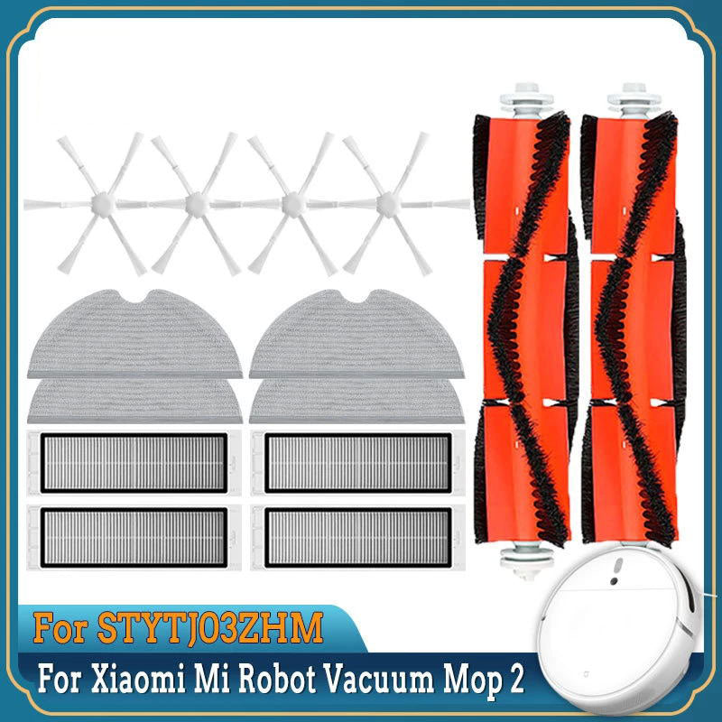 For Xiaomi Mi Robot Vacuum Mop 2 STYTJ03ZHM Filter Mop Cloth Mijia Robot Vacuum Cleaner Accessories Main Side Brush Spare parts
