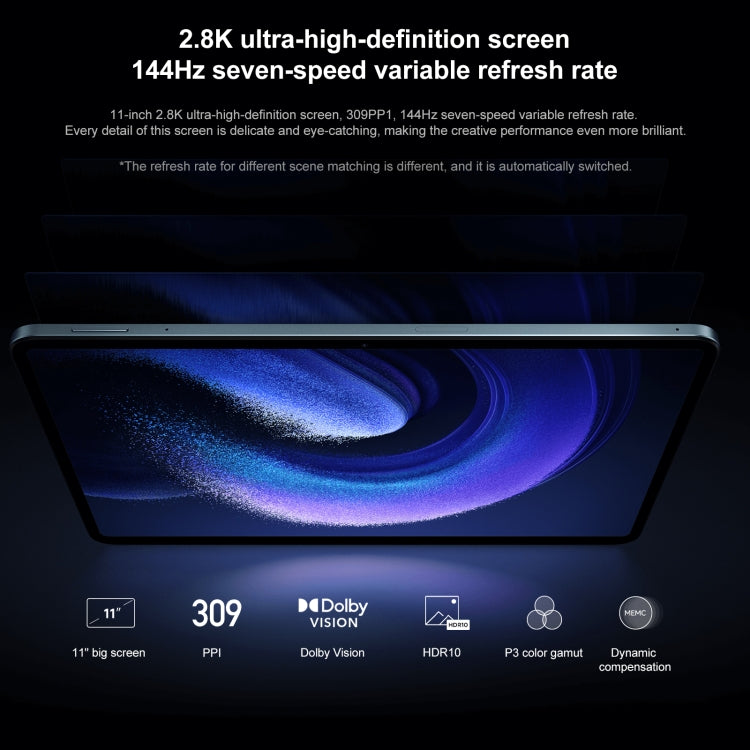 Xiaomi Mi Pad 6 Pro Redmi Tablet Computer 8GB/12GB RAM, 256GB 512GB ROM,  Snapdragon 8+ Gen1, 11 LCD, 2.8K Display, 8600mAh Battery, 50.0MP Camera  Smart And Compact Tablet For Data Storage From